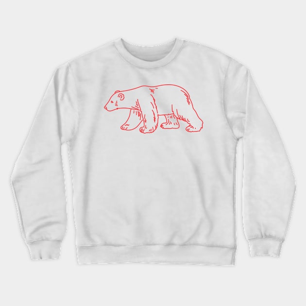 Polar Bear Crewneck Sweatshirt by SWON Design